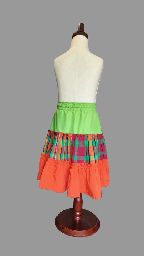 Clover and Clementine Plaid Skirt