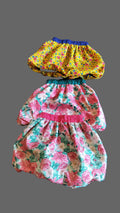 Floral Bubble Skirt yellow