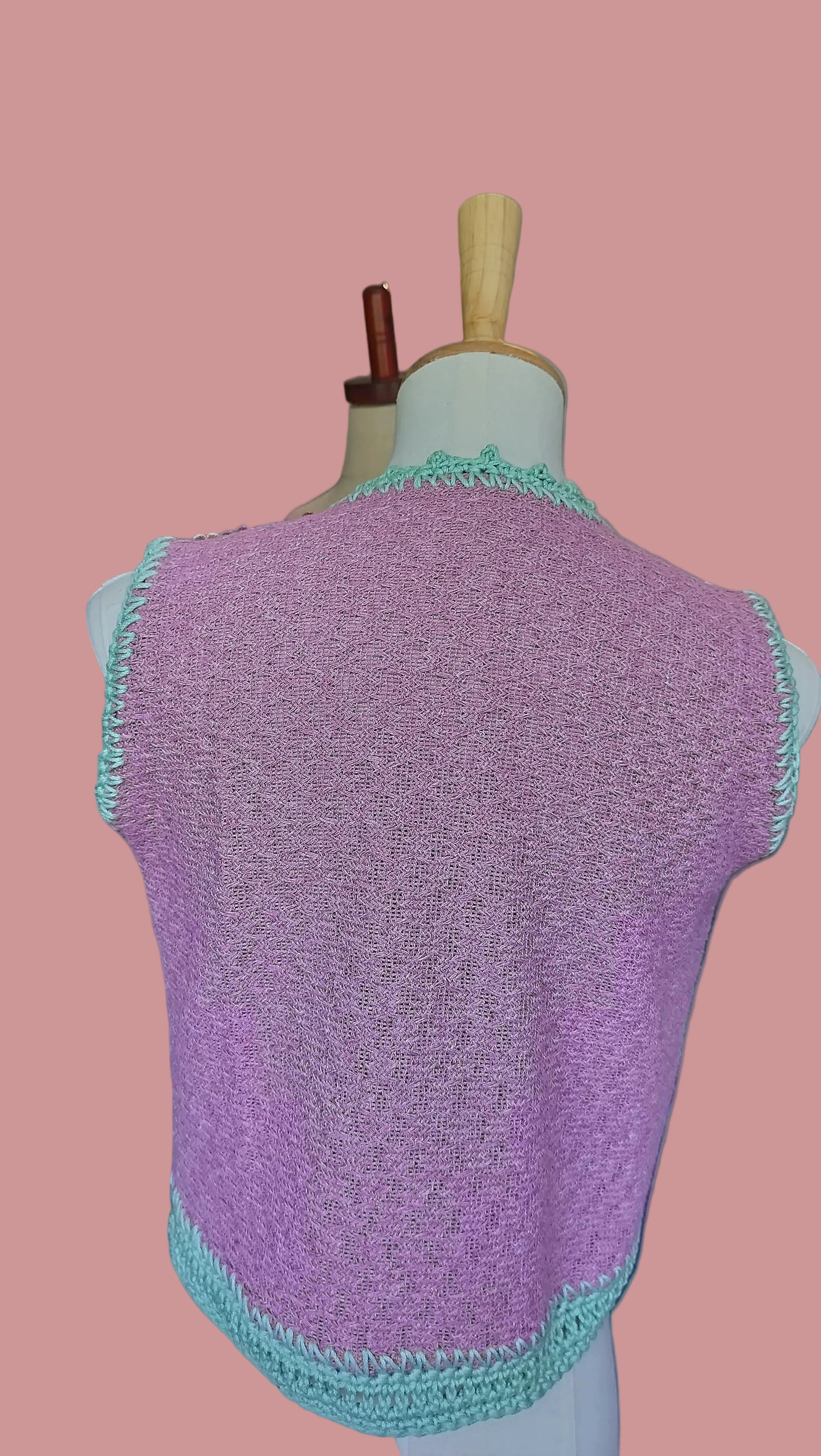Mint & Magenta Dream Crop Top