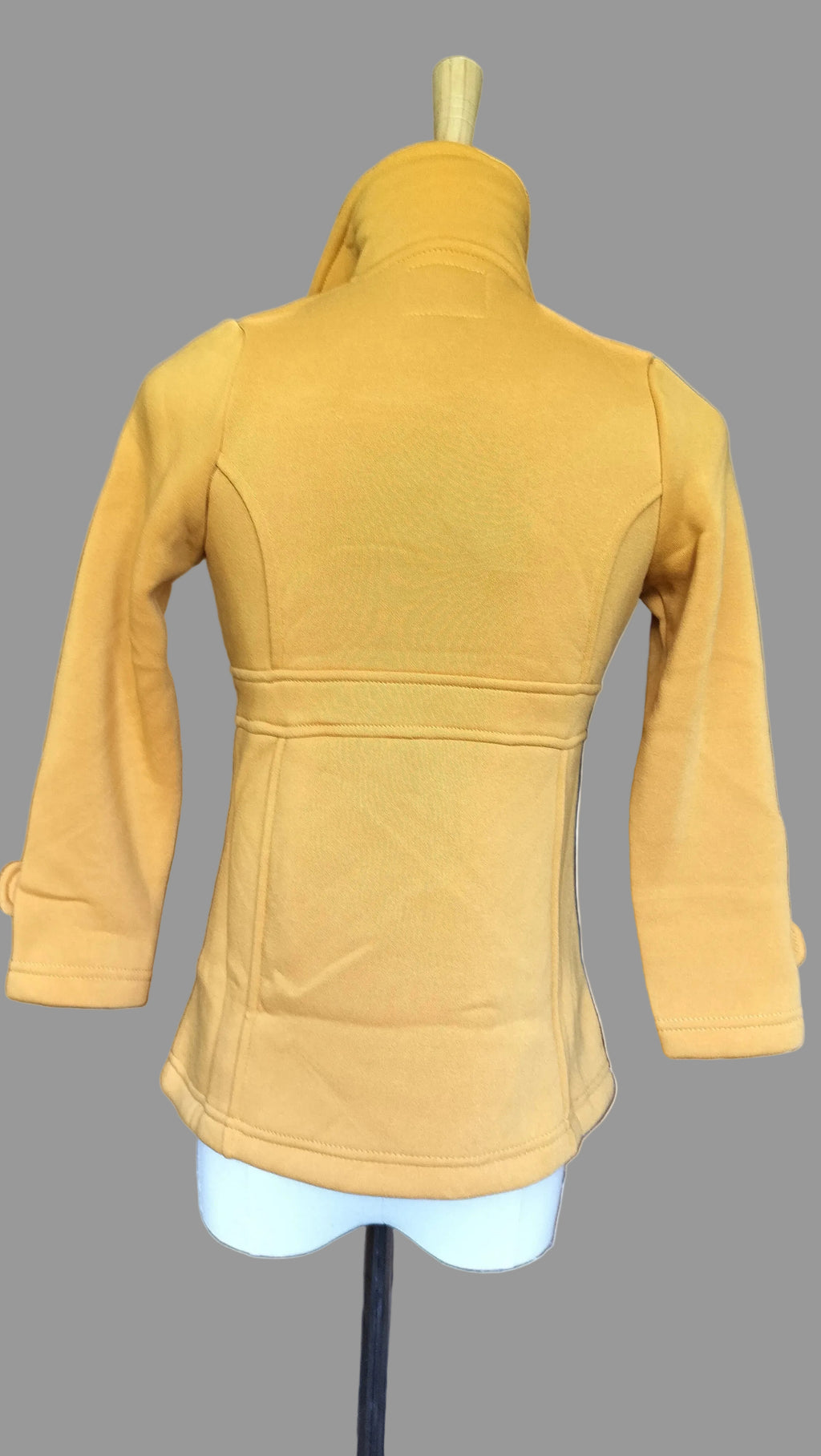 Secret Garden Double-Breasted Coat - Mustard