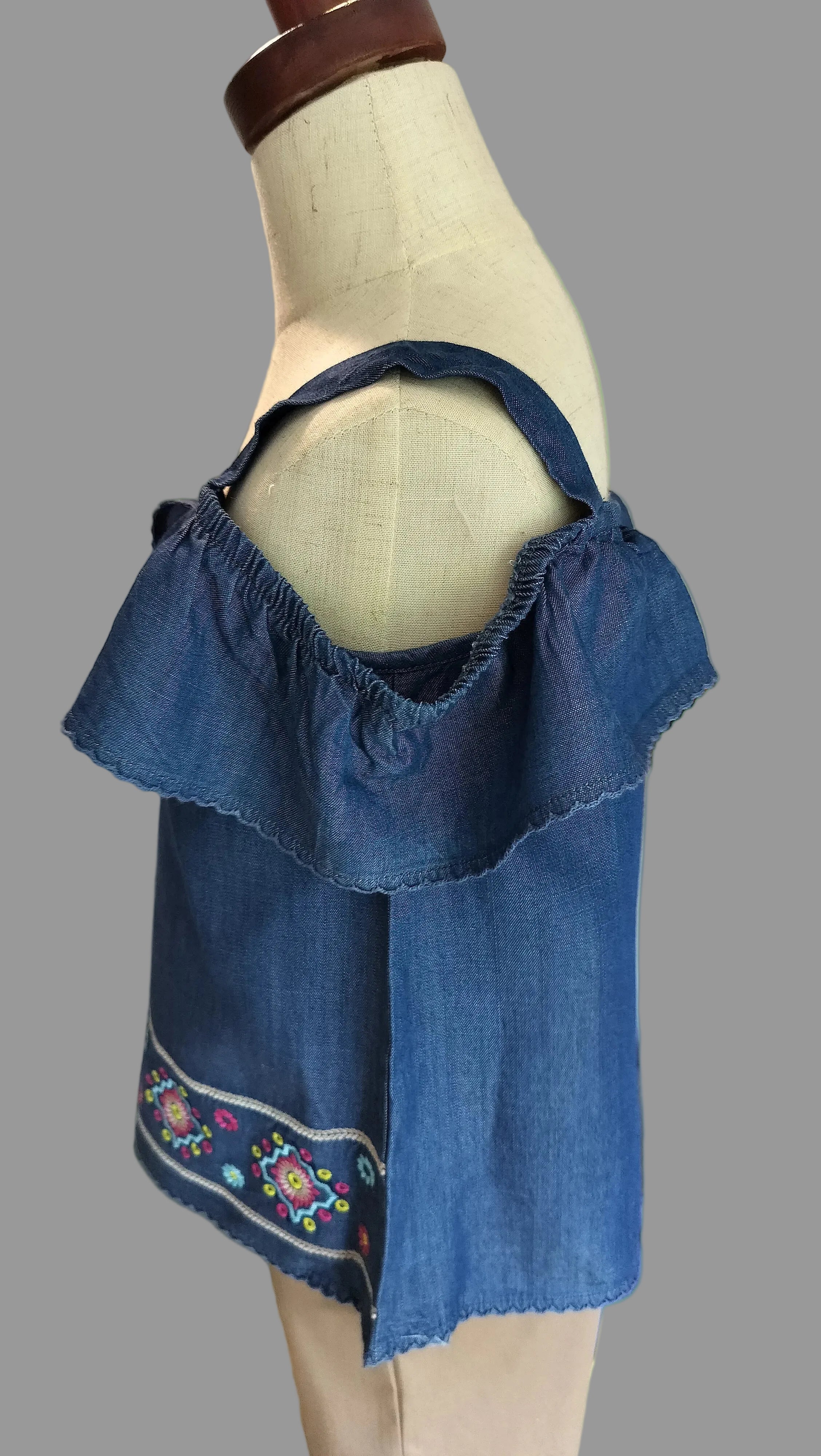 Meadow Muse Chambray & Clover Set - Navy