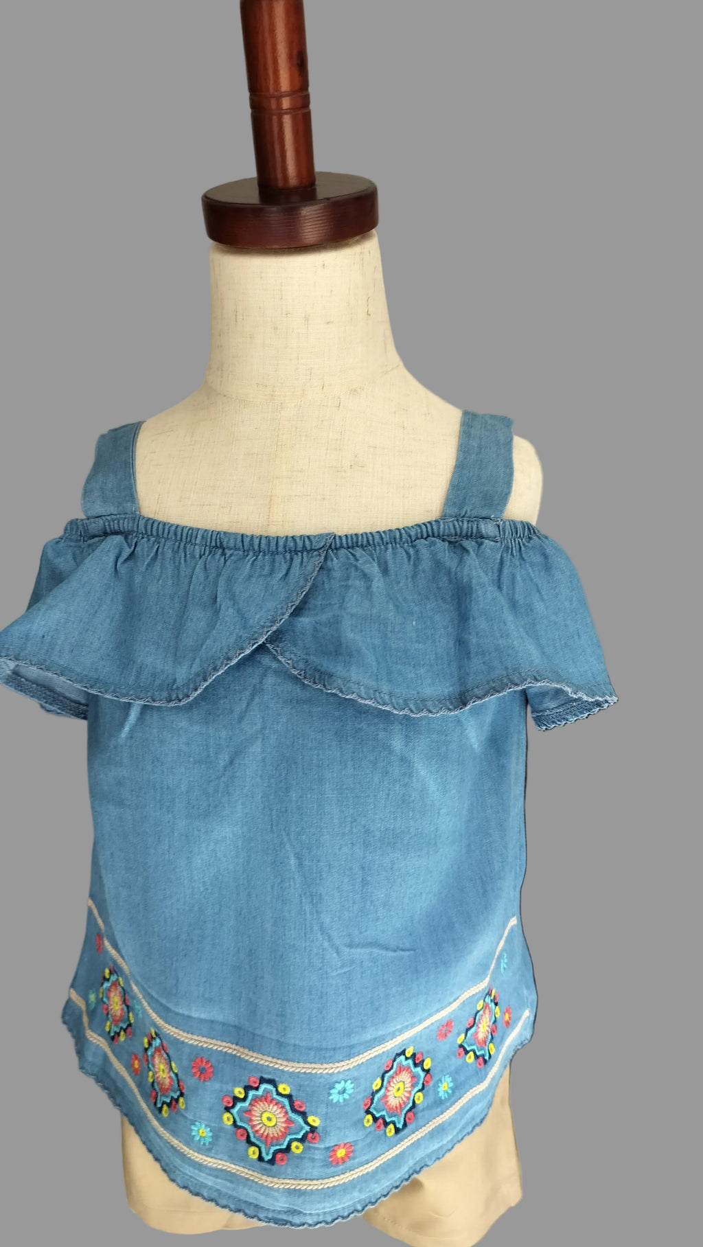 Meadow Muse Chambray & Clover Set - Light blue