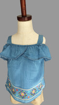 Meadow Muse Chambray & Clover Set - Light blue