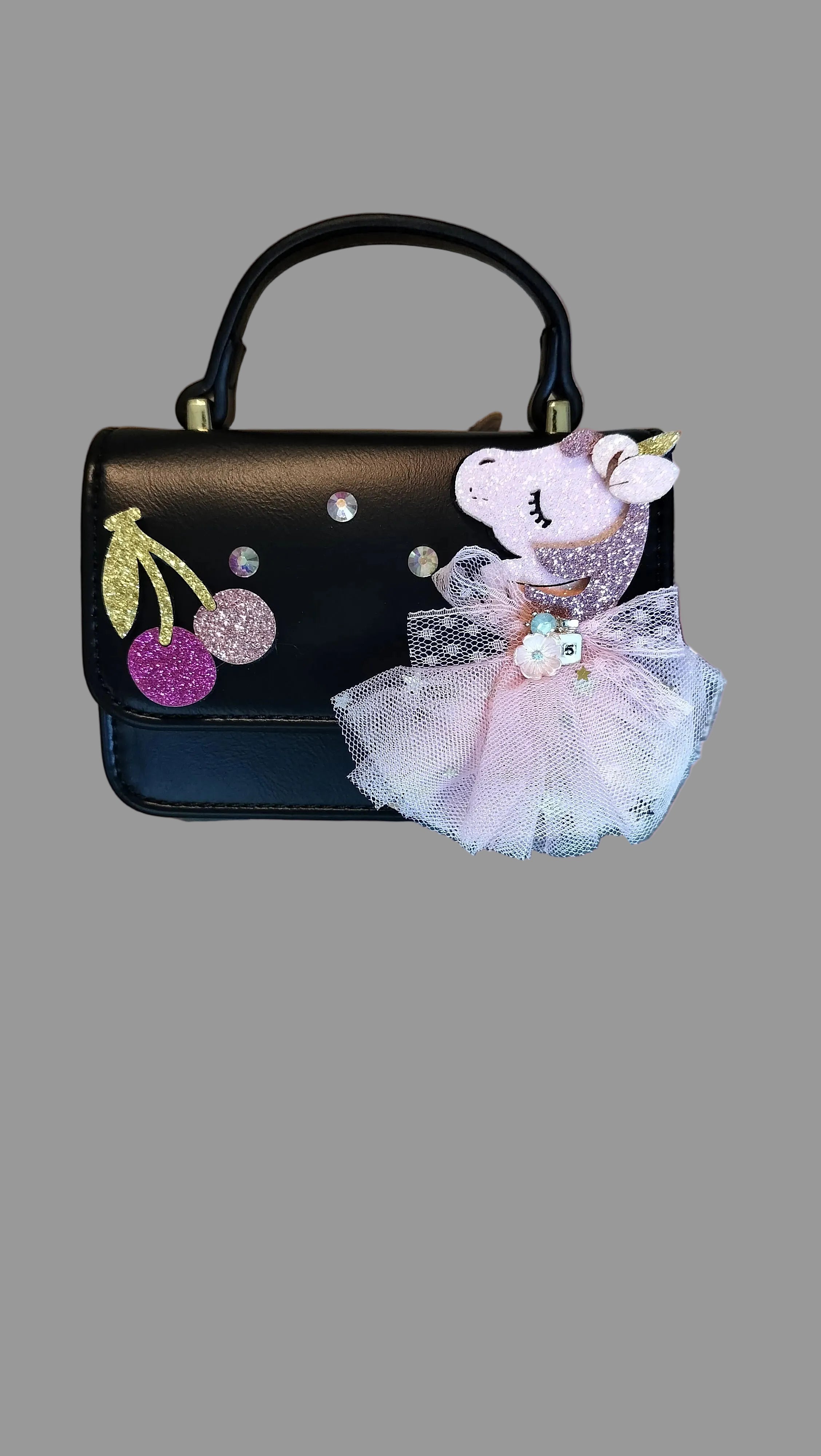 The Cherry, Pegasus and Lace Purse